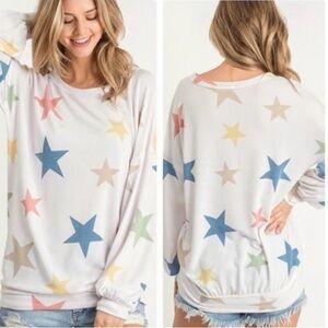 First Love by Lovelyn Star Sweatshirt